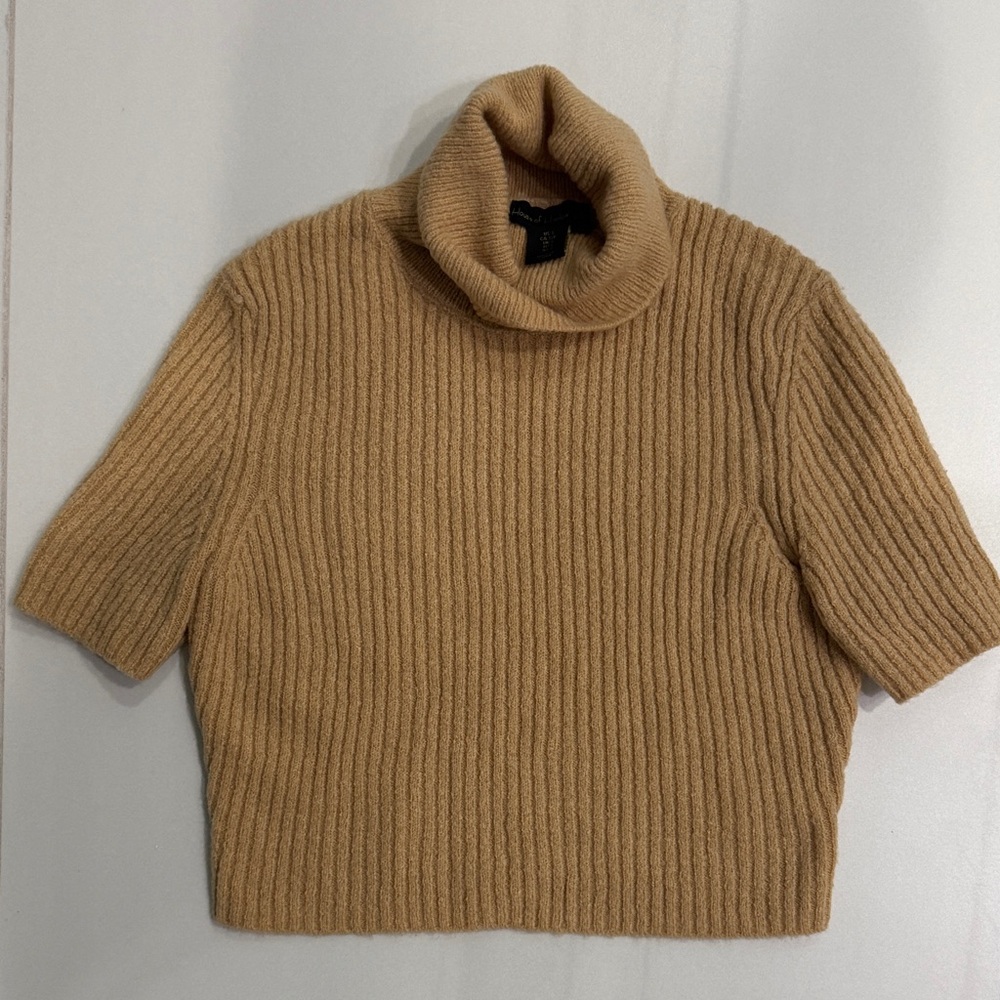 House of Harlow 1960 Camel Cowl Neck Sweater